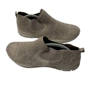 Skechers Cleo Cozy City Slicker Taupe Slip-On Bootie Shoes Women's 11 Air Cooled